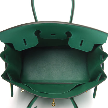 Hermes Epsom Birkin 35 Vert Vertigo 5 of 11