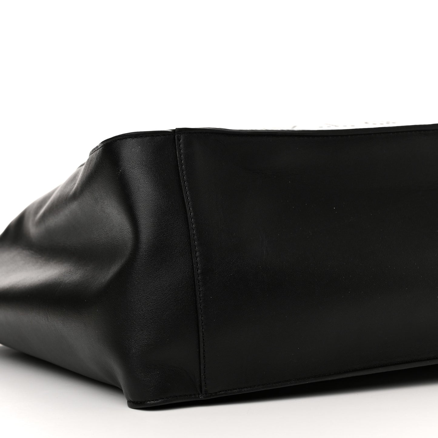 Eco Alter Nappa East West Perforated Tote Black