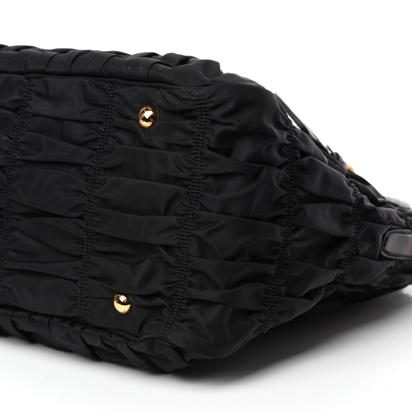 Tessuto Nylon Gaufre Tote Black