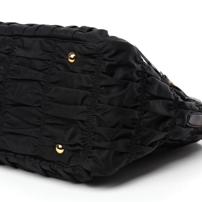 Prada Tessuto Nylon Gaufre Tote Black 7 of 10