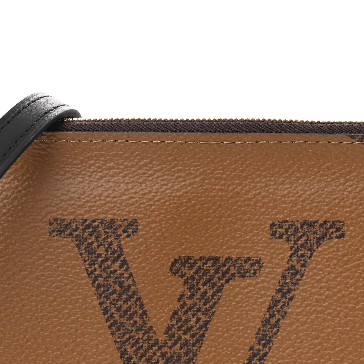 Reverse Monogram Giant Double Zip Pochette