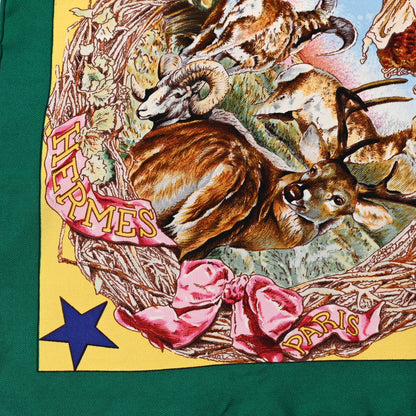 Hermes Silk Faune Et Flore Du Texas Scarf 3 of 5