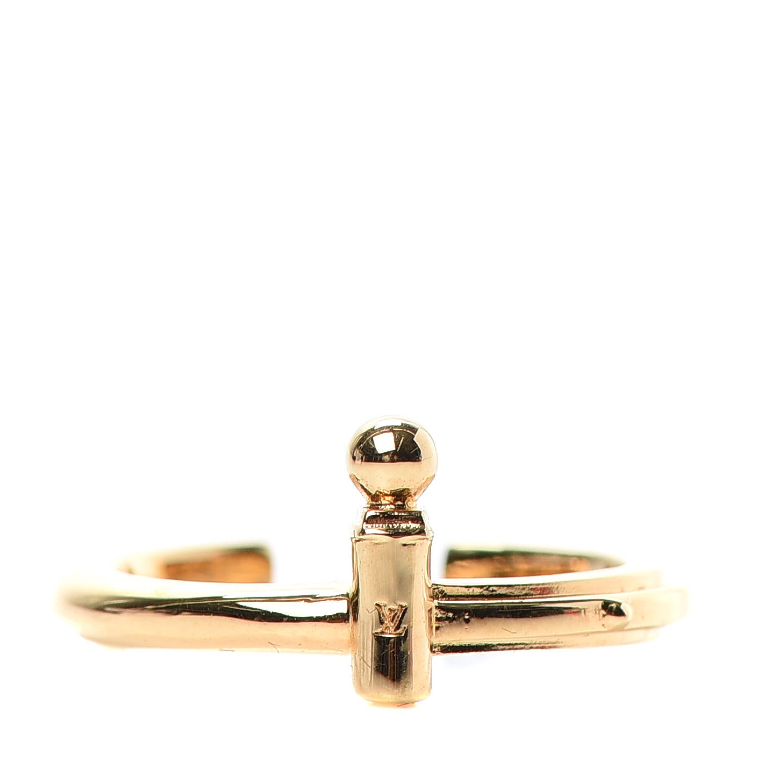 Louis Vuitton LV And Me Letter I Ring M Gold 1 of 6