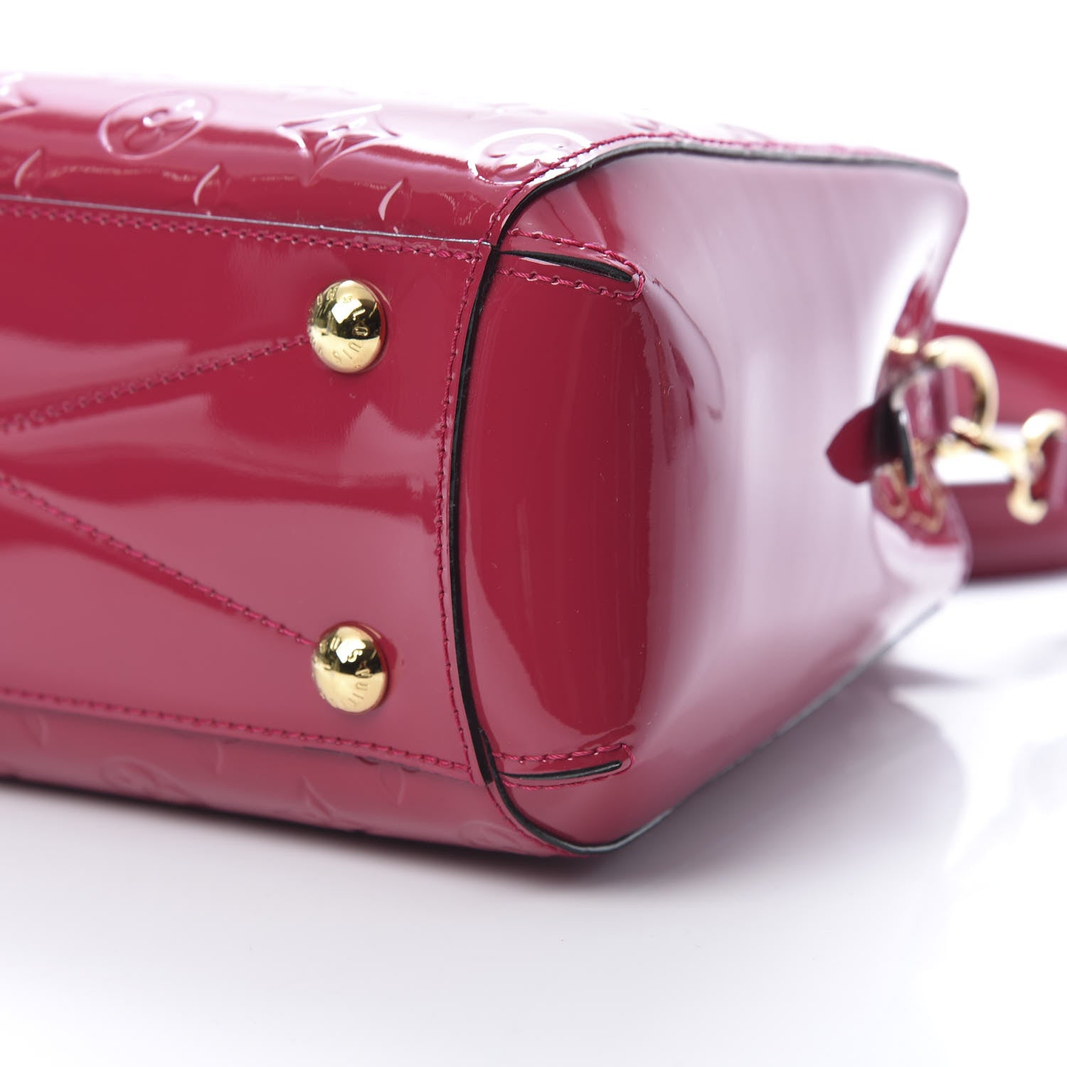 Louis Vuitton Vernis Montaigne BB Magenta 10 of 10