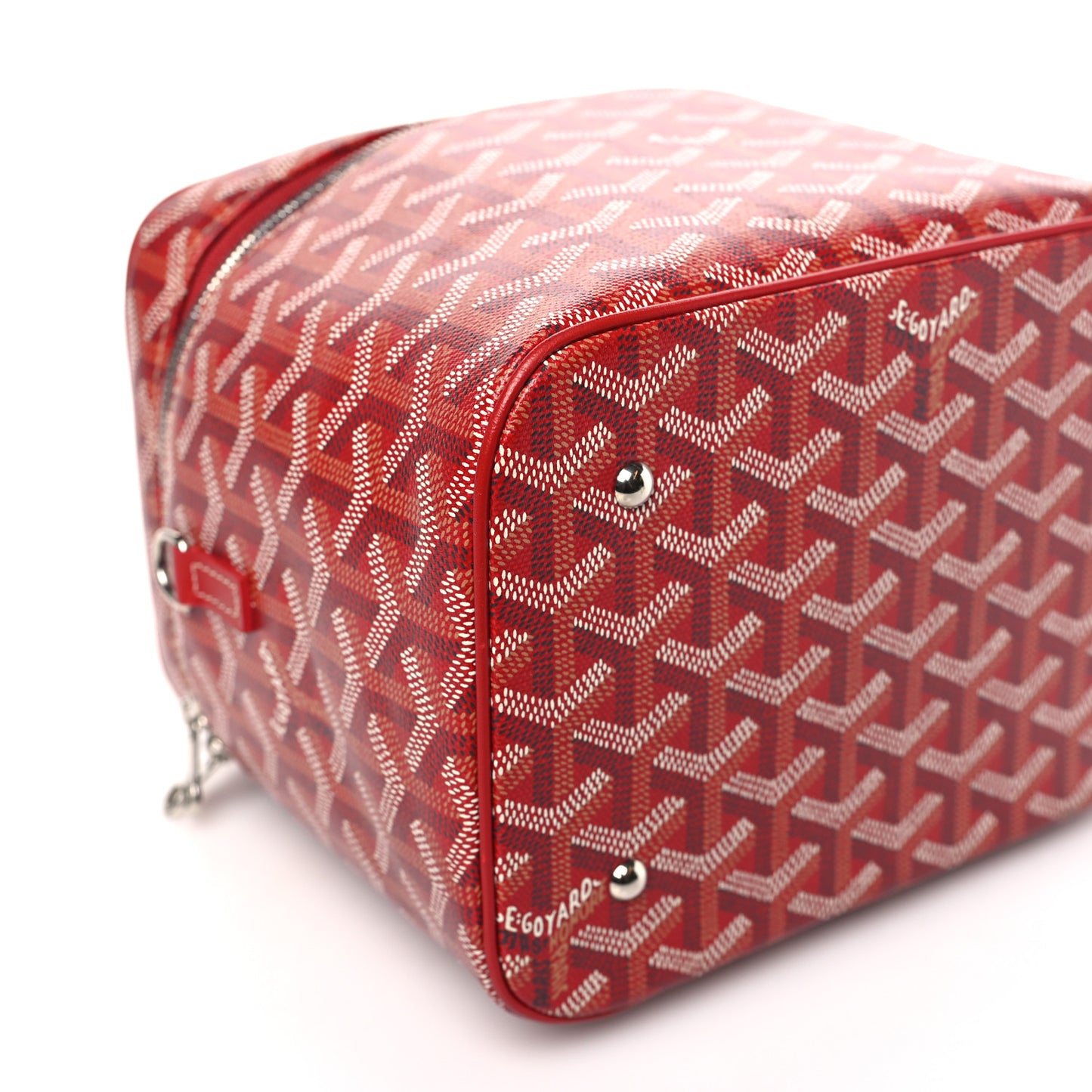 Goyardine Muse Vanity Case Red