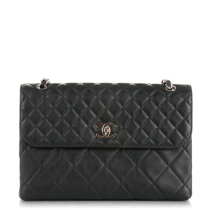 Chanel Calfskin Quilted In The Business Flap Bag Black 1 of 8