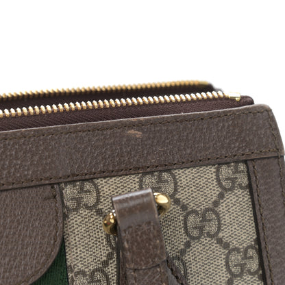Gucci GG Supreme Monogram Small Ophidia Tote Bag Brown 12 of 14