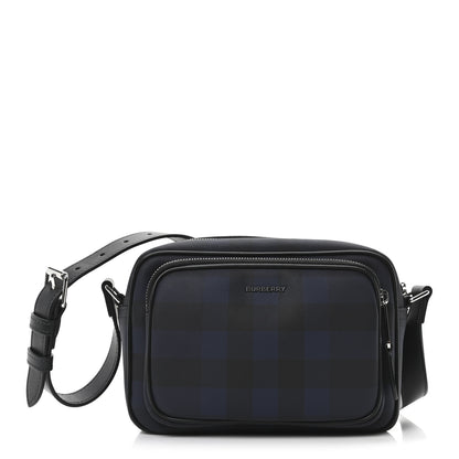 Burberry Canvas Check Paddy Messenger Navy Blue 1 of 9