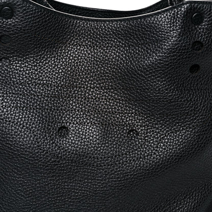 Balenciaga Veau Grana Perforated Blackout Hardware City Black 17 of 17