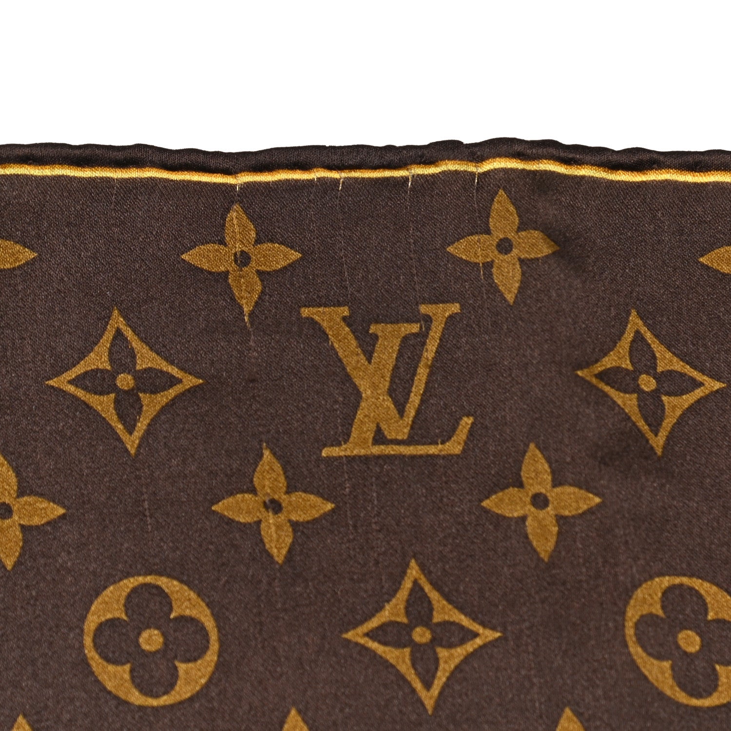 Louis Vuitton Silk Leopard Monogram Square Scarf 4 of 4