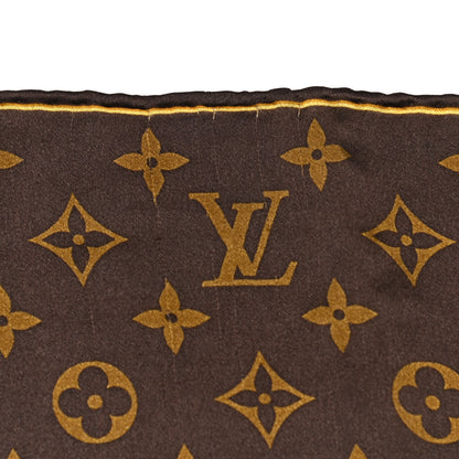 Louis Vuitton Silk Leopard Monogram Square Scarf 4 of 4