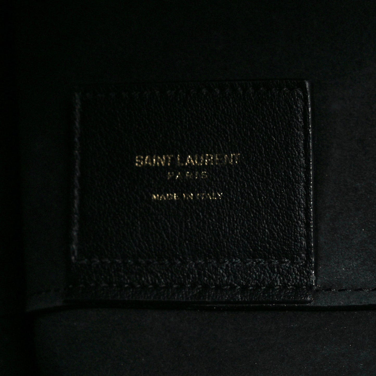 Calfskin Large Shopping Tote Black