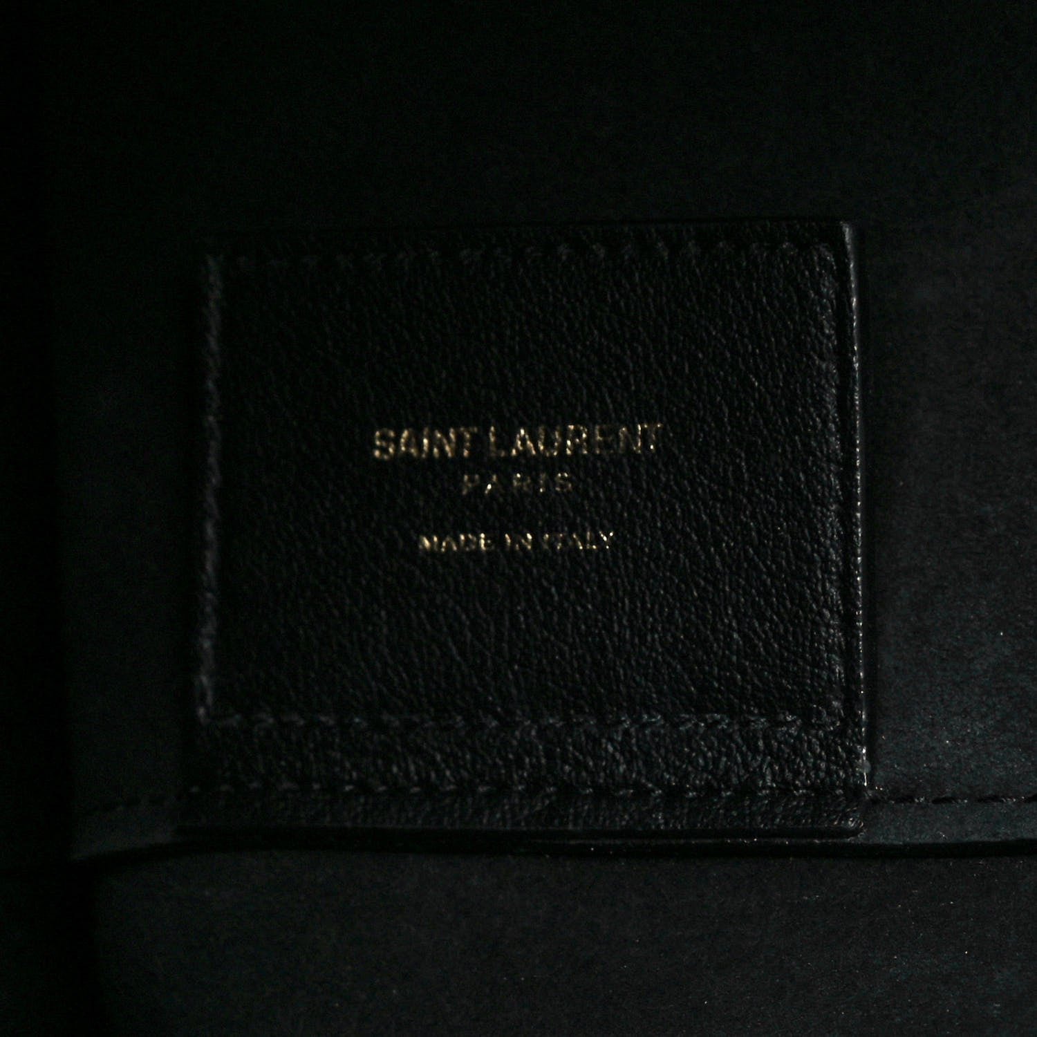 Saint Laurent Calfskin Large Shopping Tote Black 8 of 12