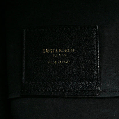 Saint Laurent Calfskin Large Shopping Tote Black 8 of 12