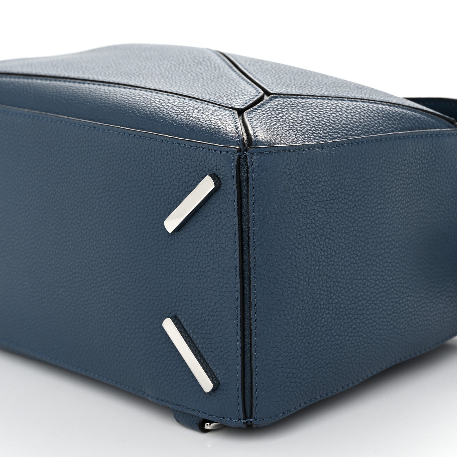 Loewe Calfskin Medium Puzzle Bag Dark Blue 9 of 9