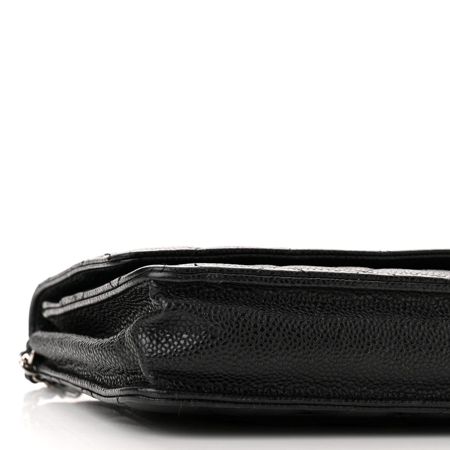 Chanel Caviar Quilted Wallet on Chain WOC Black 10 of 13