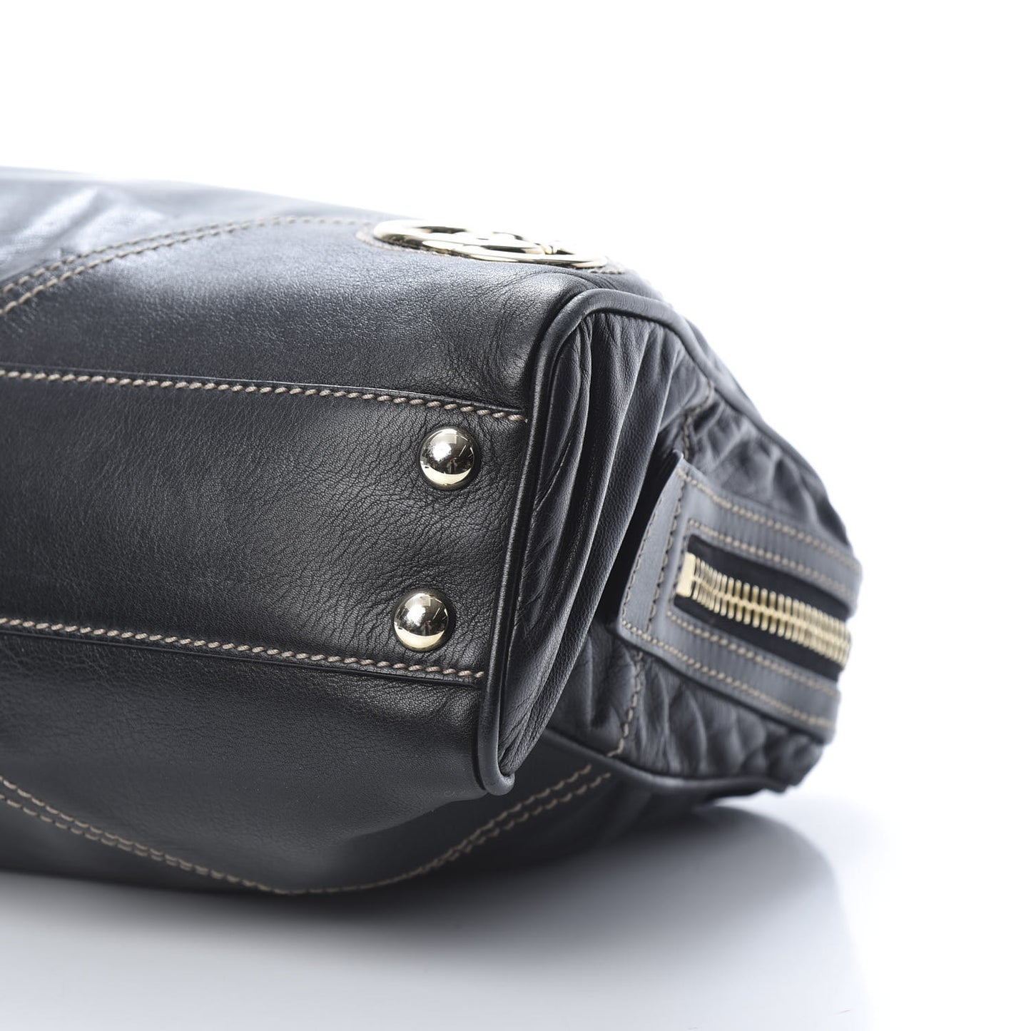 Calfskin Medium New Britt Boston Black