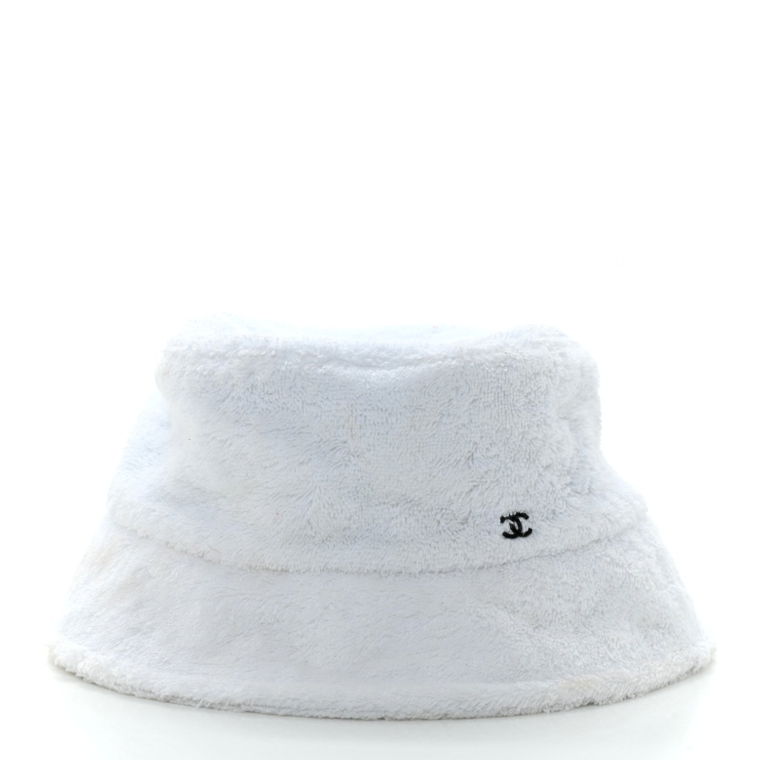 Chanel Terry Cloth CC Bucket Hat L White 4 of 7