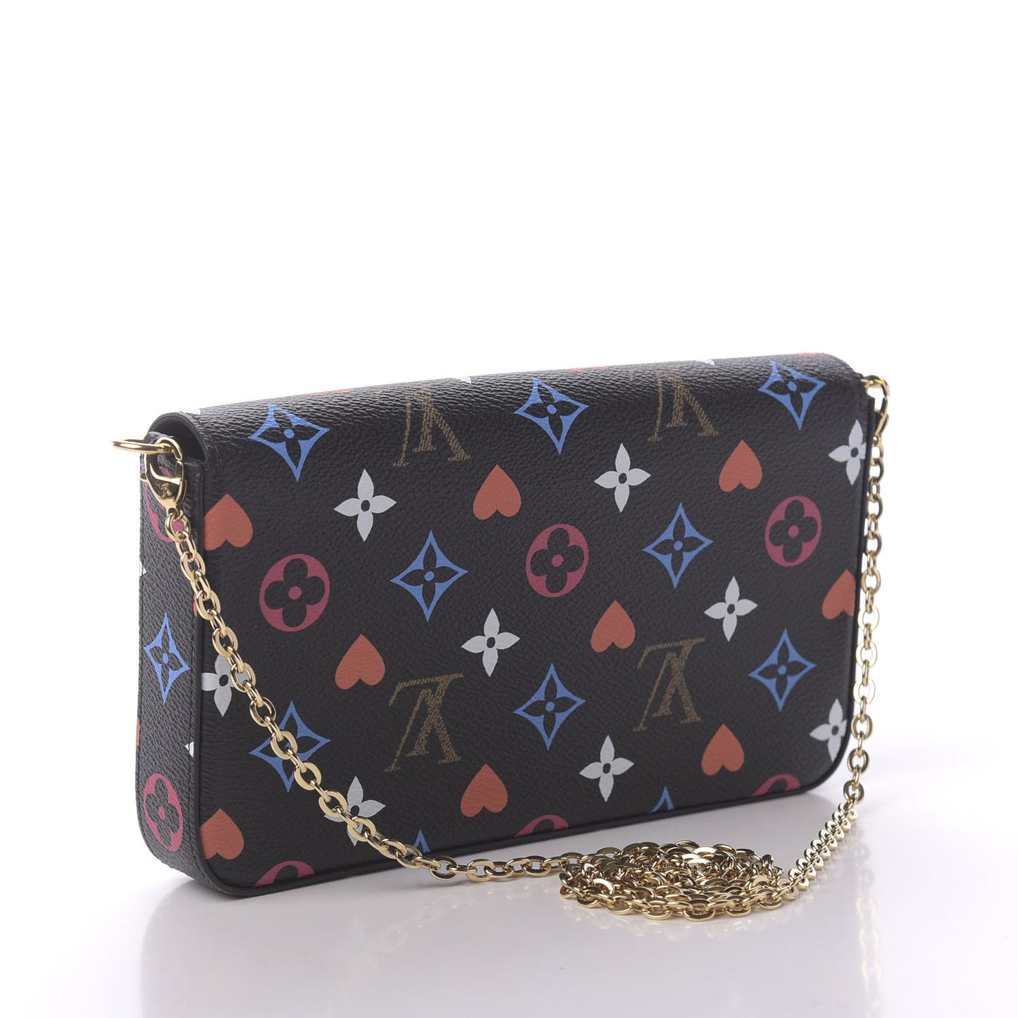 Game On Felicie Chain Wallet Black