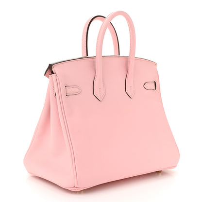 Hermes Swift Birkin 25 Rose Sakura 3 of 11