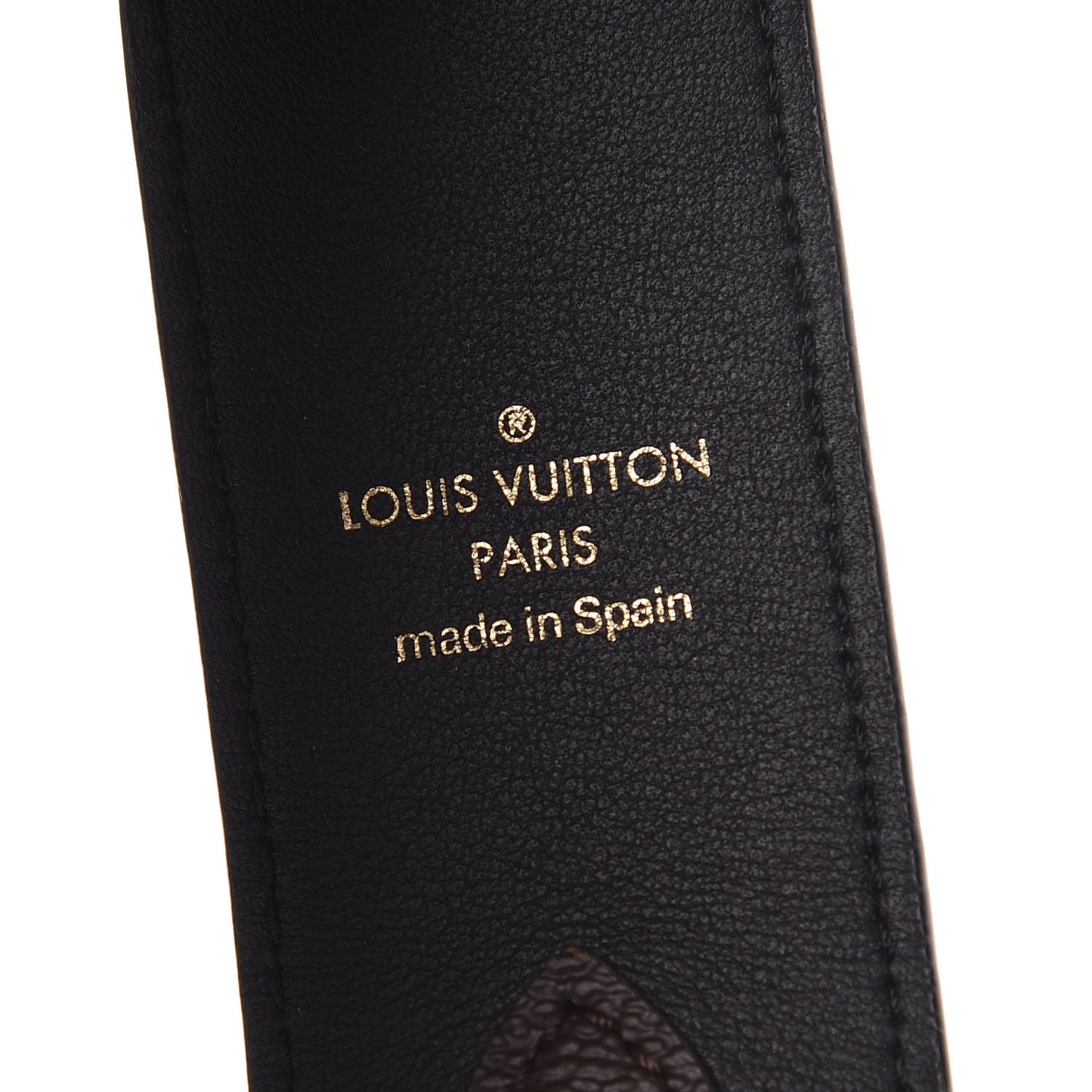 Monogram Bandouliere Shoulder Strap Black