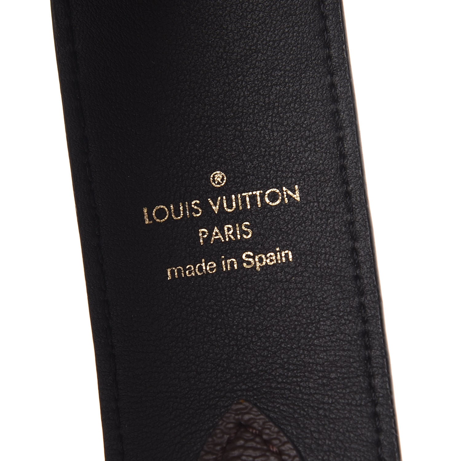 Louis Vuitton Monogram Bandouliere Shoulder Strap Black 3 of 6