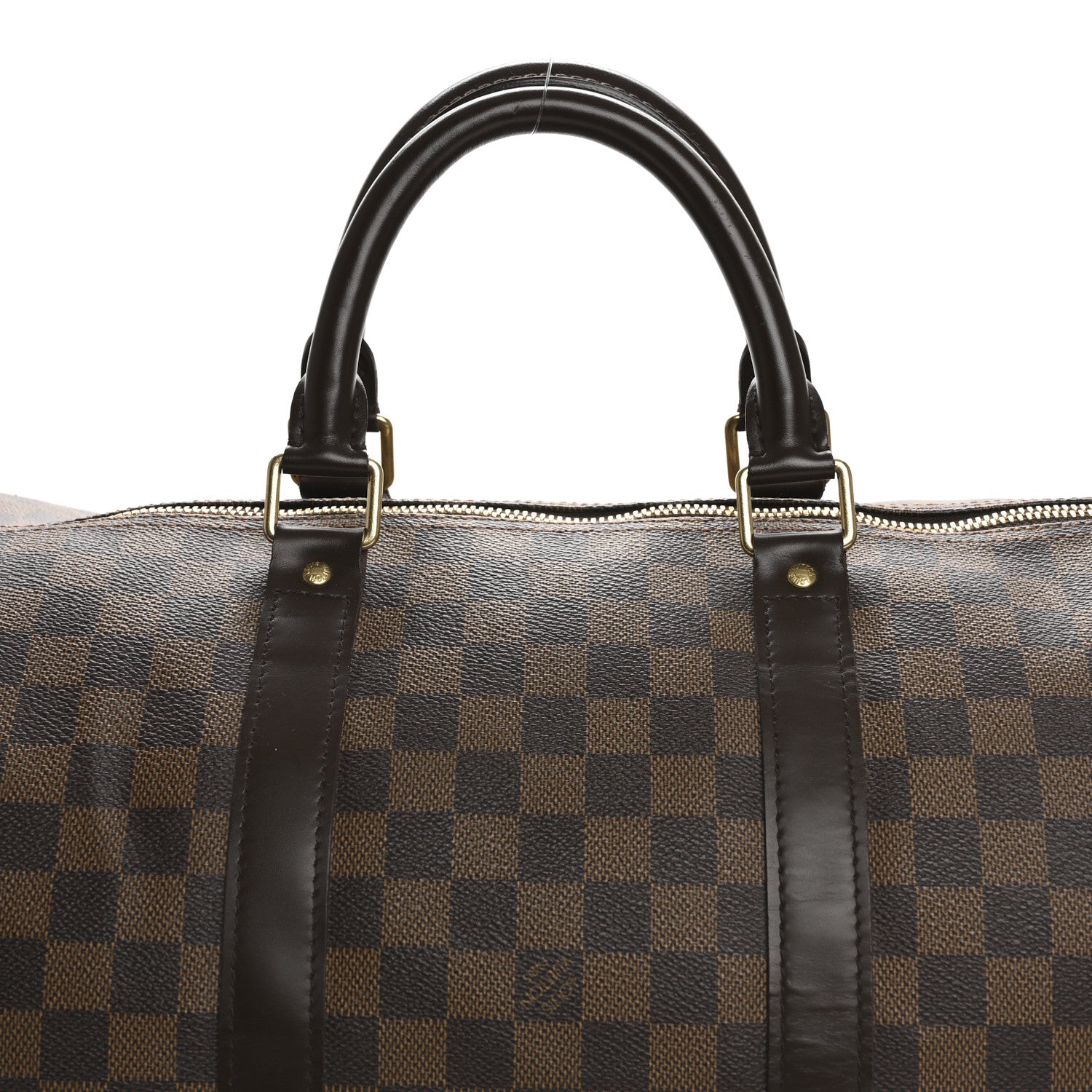 Louis Vuitton Damier Ebene Keepall Bandouliere 55 7 of 13
