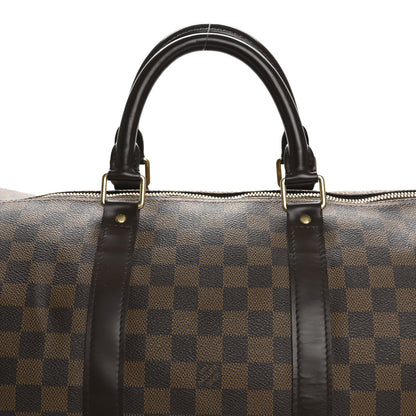 Louis Vuitton Damier Ebene Keepall Bandouliere 55 7 of 13