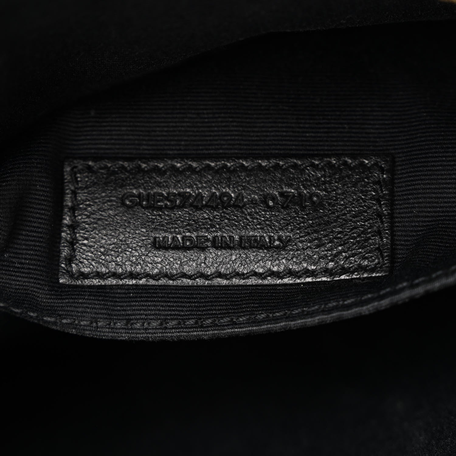Saint Laurent Velvet Matelasse Monogram Lou Camera Bag Black 7 of 13