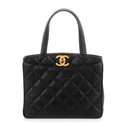Chanel Caviar Quilted Small Tote Black 1 of 10