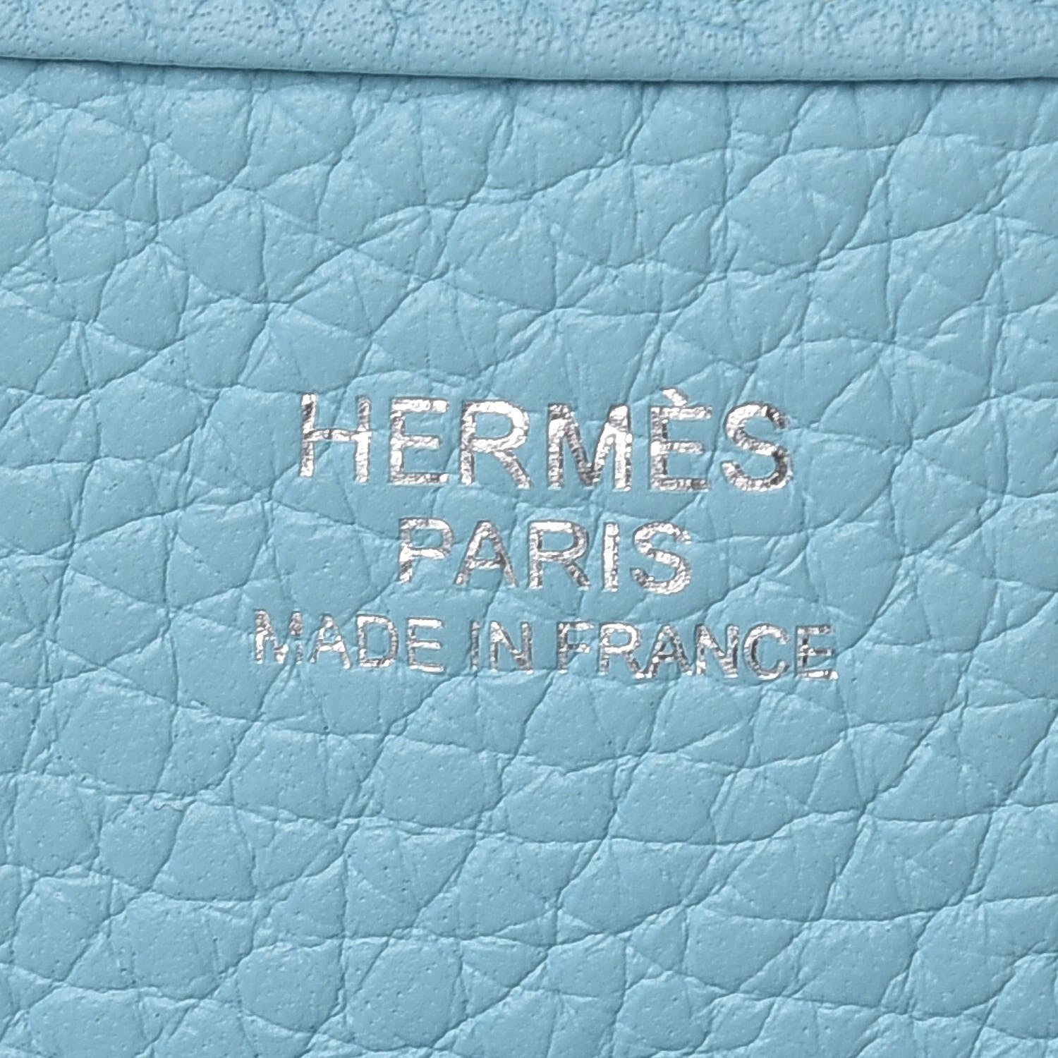 Hermes Taurillon Clemence Evelyne III GM Bleu Atoll 6 of 13