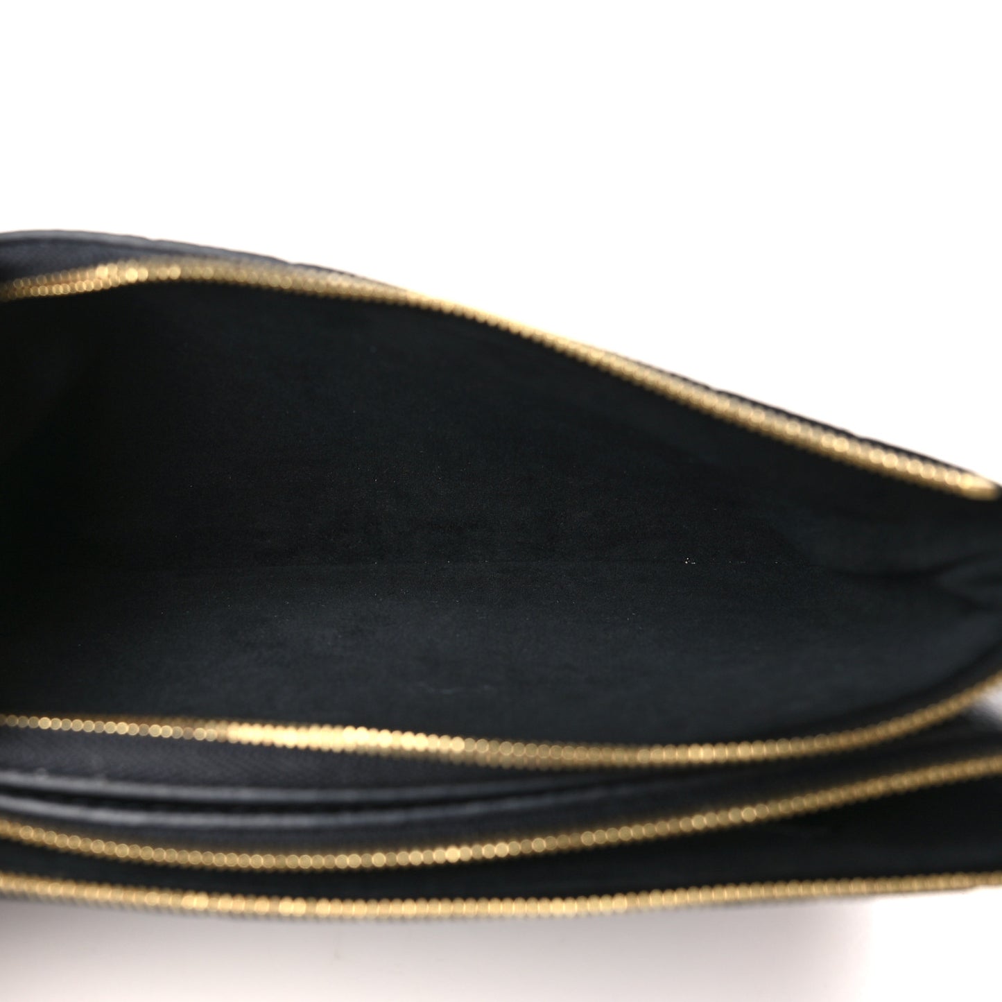 Empreinte Double Zip Pochette Black