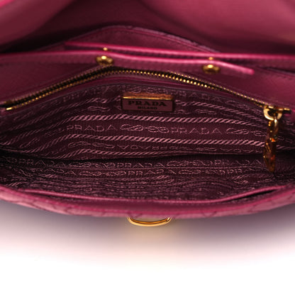 Prada Tessuto Nylon Impuntura Flap Chain Bag Bruyere 5 of 9