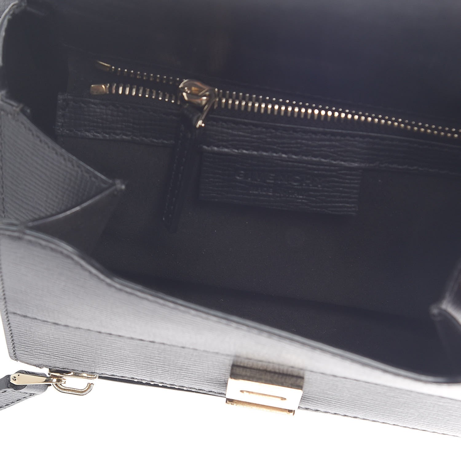 Givenchy Textured Calfskin Mini Pandora Box Crossbody Bag Black 5 of 9