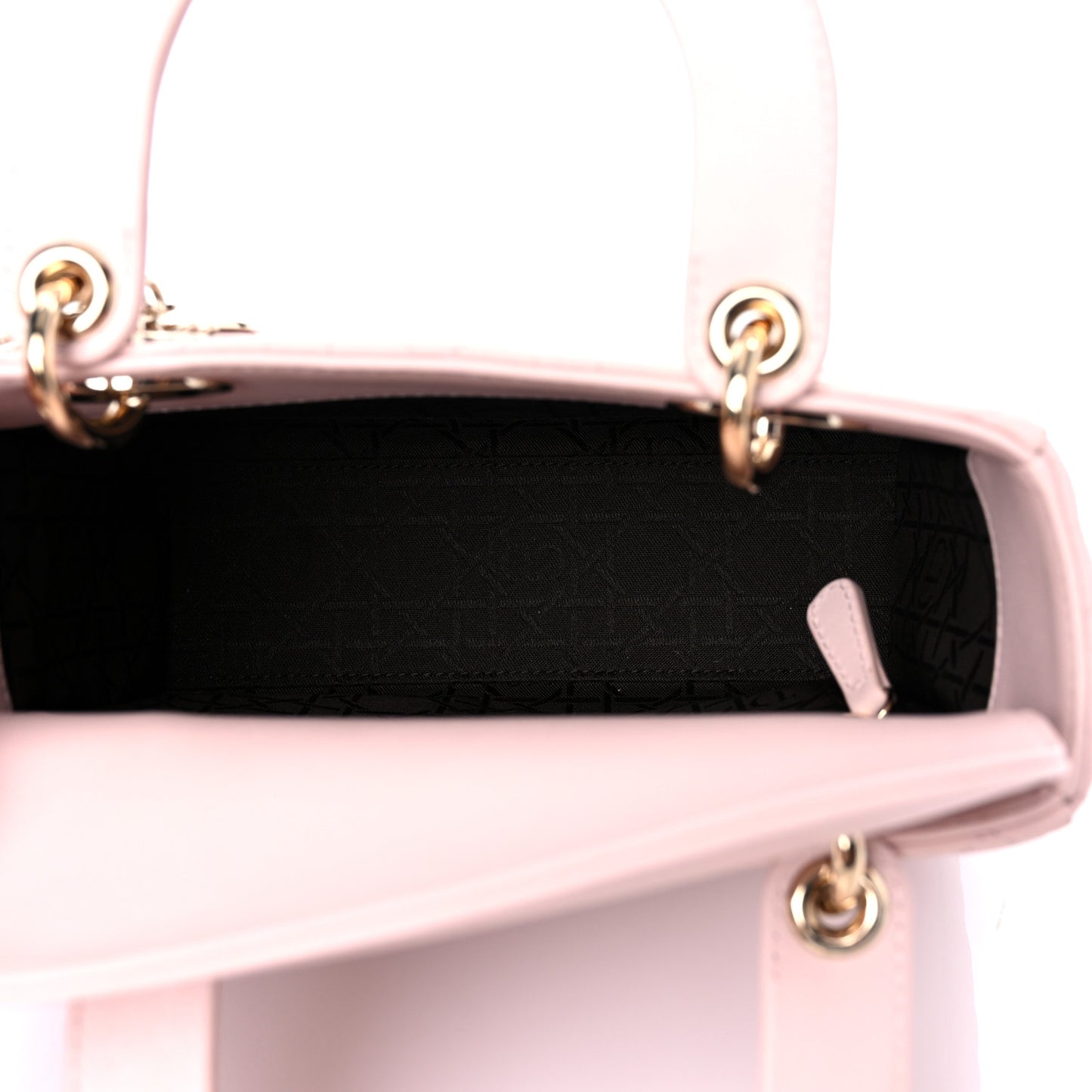 Lambskin Cannage Small My ABCDior Lady Dior Powder Pink