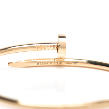 Cartier 18K Yellow Gold Juste Un Clou Bracelet 18 4 of 5