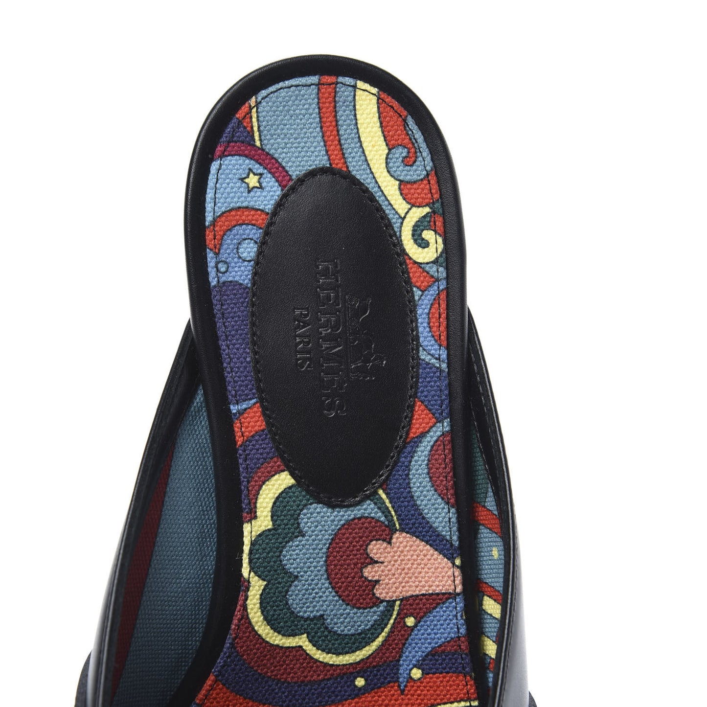Calfskin Oz Mules 35.5 Black