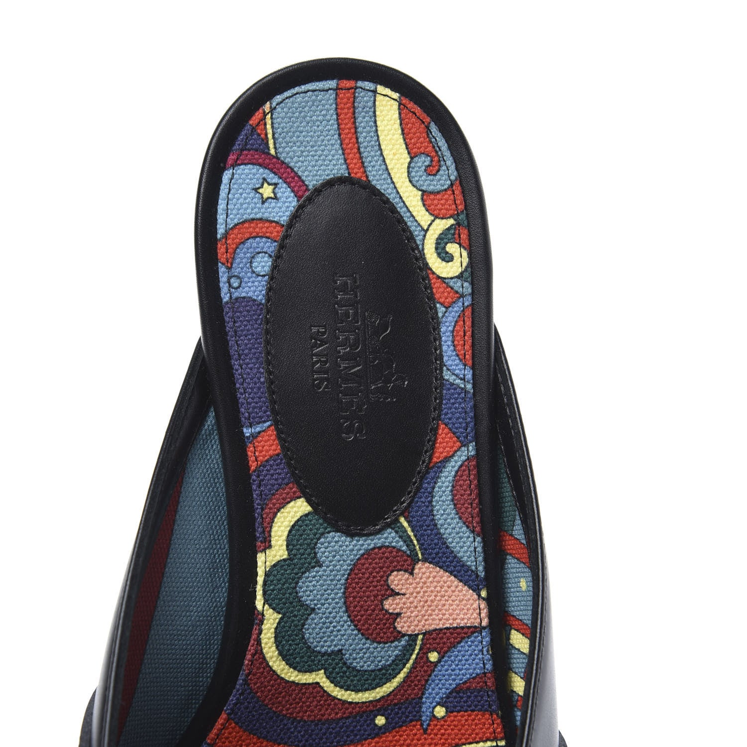Hermes Calfskin Oz Mules 35.5 Black 6 of 8