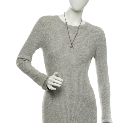 Chanel Crystal Bee Pendant Necklace Silver Multicolor 2 of 7