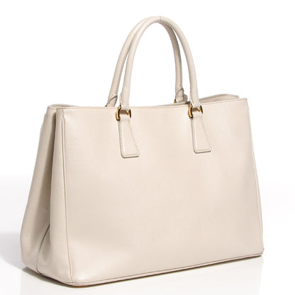 Prada Saffiano Lux Large Tote Talco 3 of 10