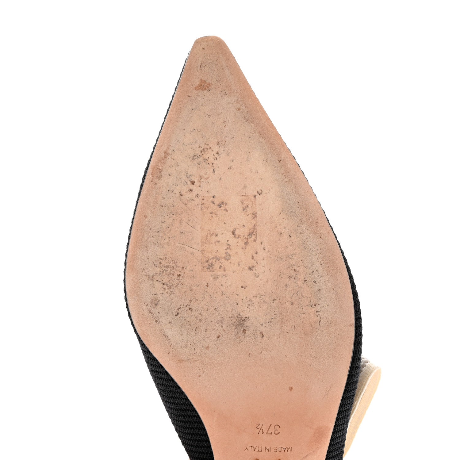 Christian Dior Technical Canvas Ribbon J Adior Slingback 65mm Pumps 37.5 Black 9 of 15
