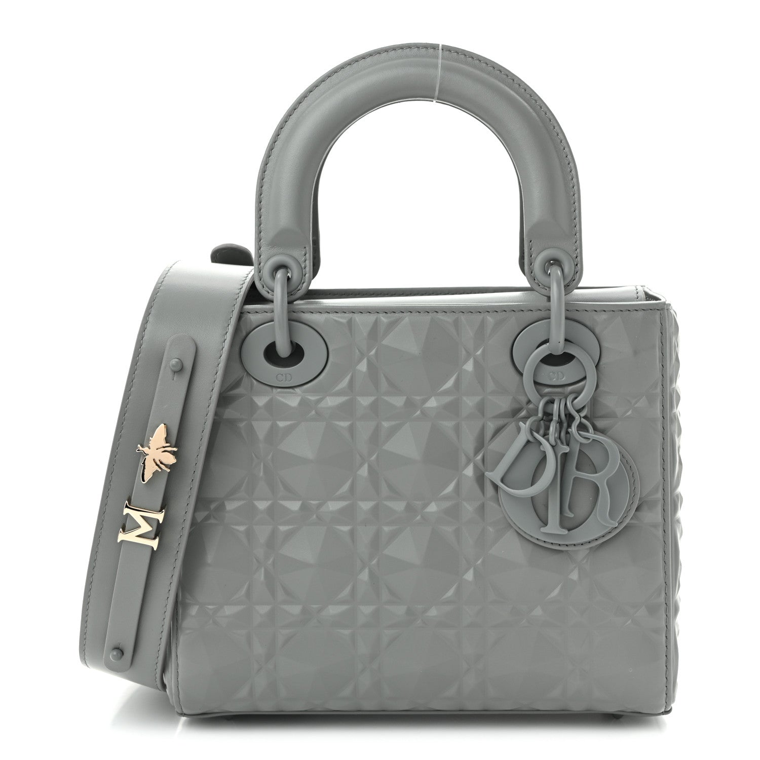 Christian Dior Calfskin Cannage Diamond Small My ABCDior Lady Dior