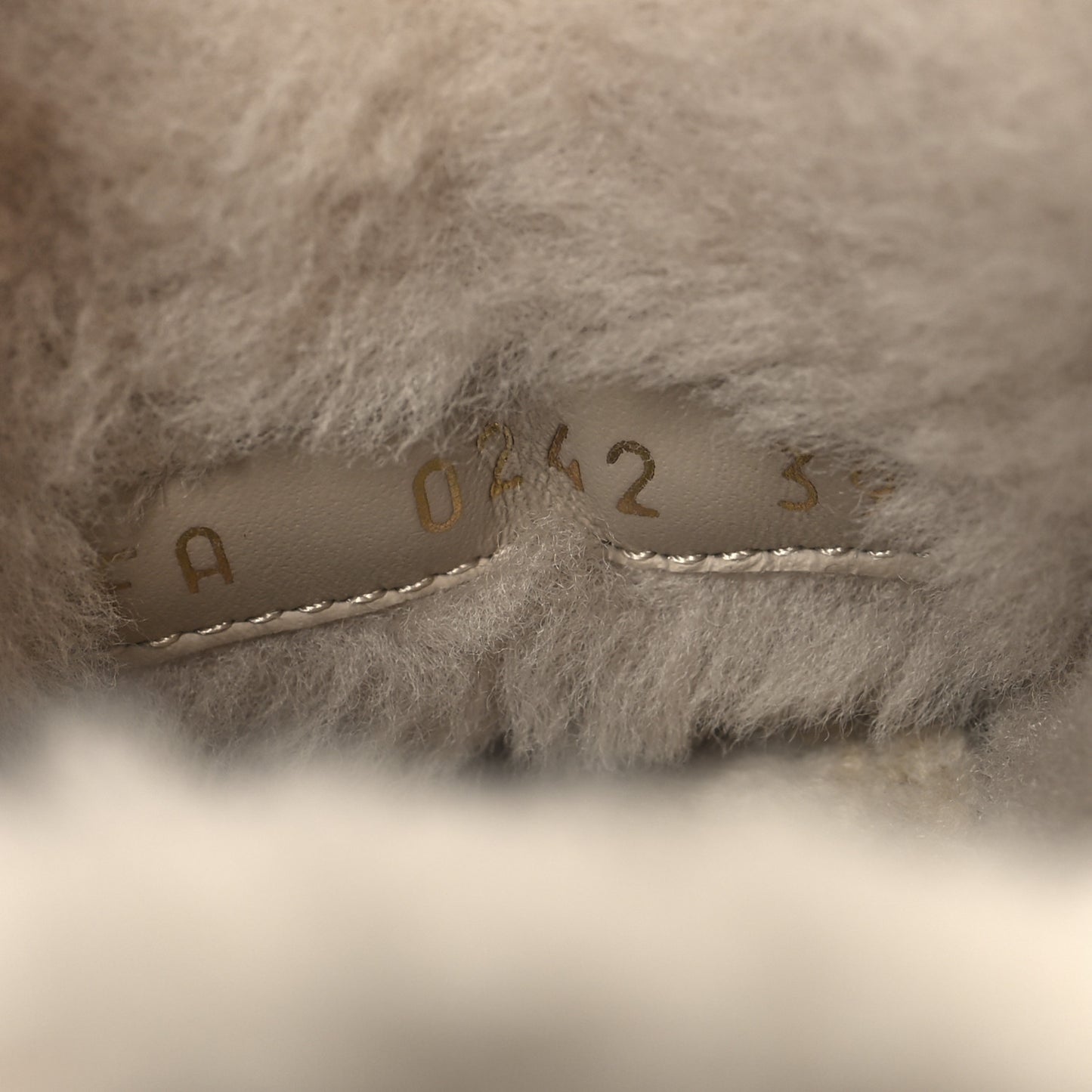 Suede Shearling Monogram Time Out Sneakers 39 Beige