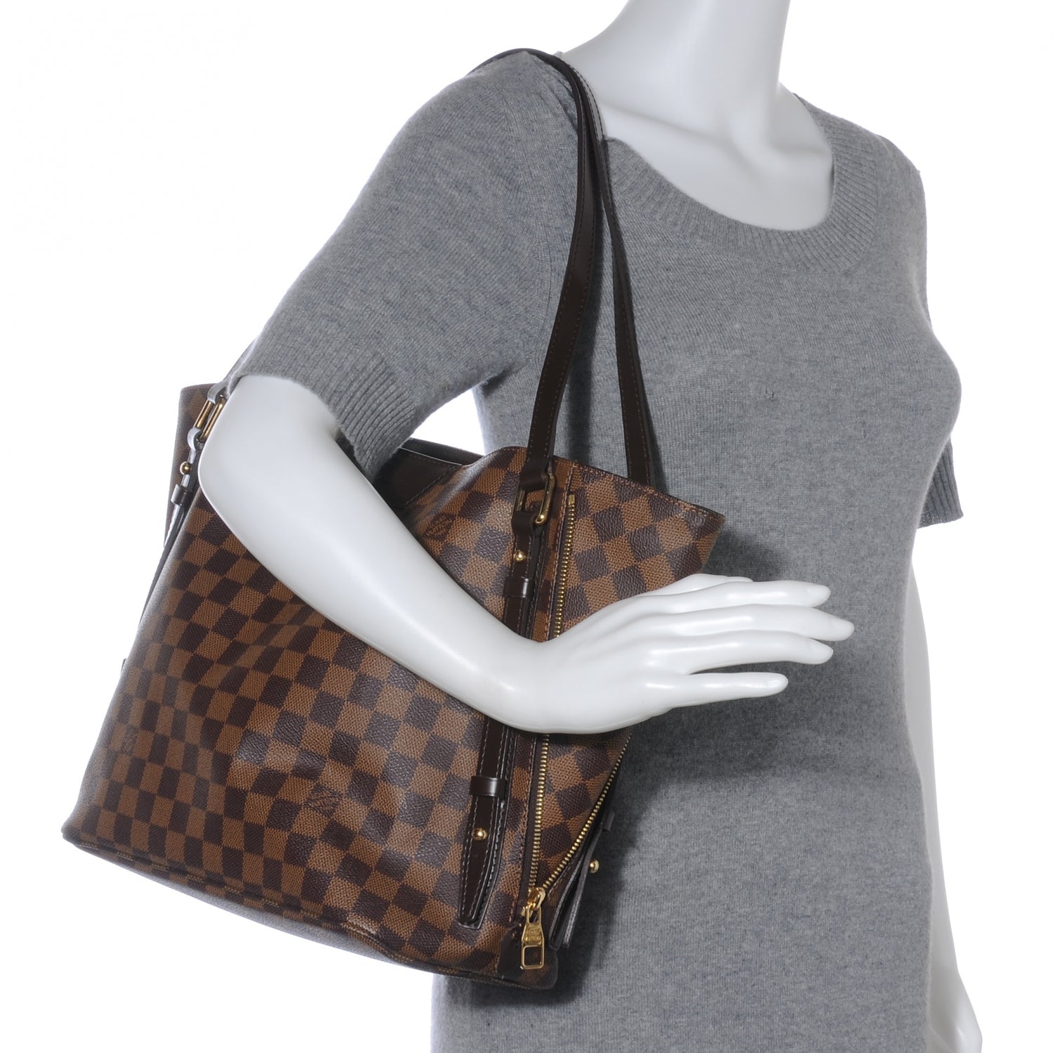 Louis Vuitton Damier Ebene Cabas Rivington 2 of 8