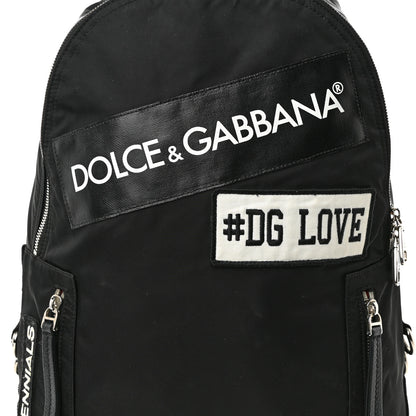Dolce & Gabbana Nylon Logo Patches Backpack Black 7 of 9