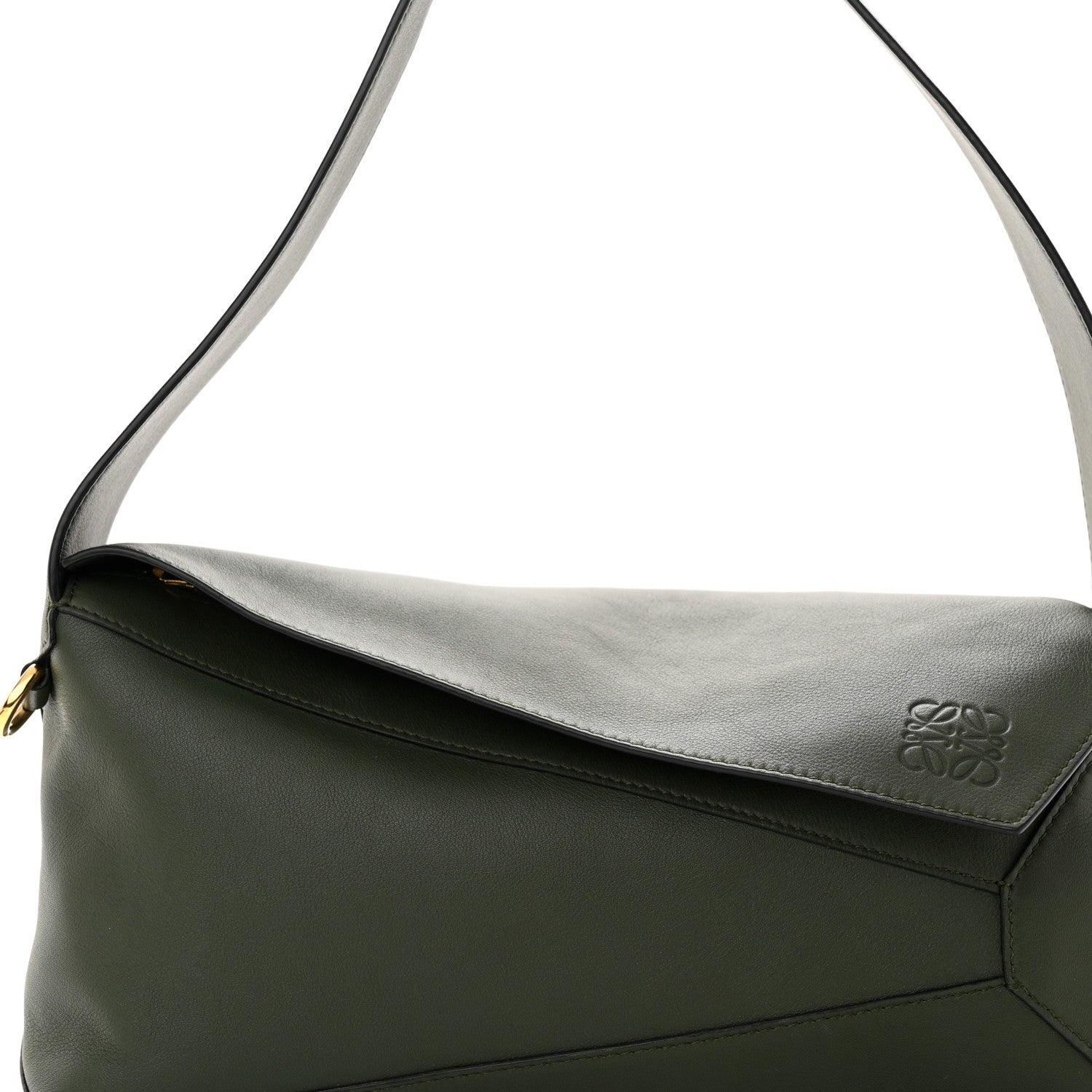 Loewe Calfskin Puzzle Hobo Avocado 7 of 9