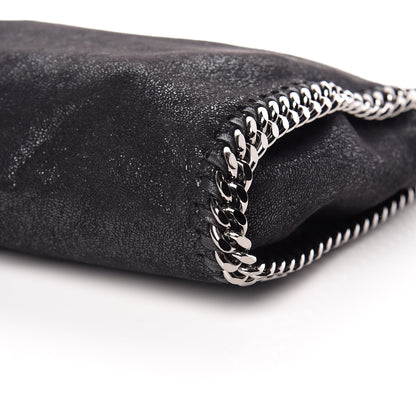 Stella McCartney Shaggy Deer Mini Falabella Fold Over Tote Black 7 of 11