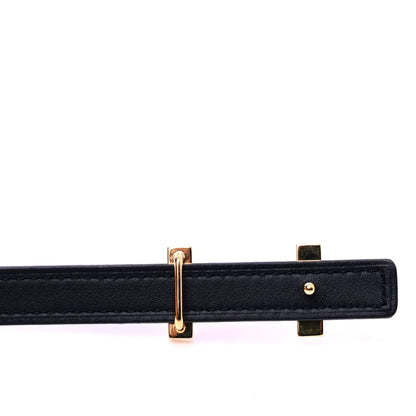 Hermes Swift Epsom 13mm Focus Belt 75 Black Gold 3 of 5