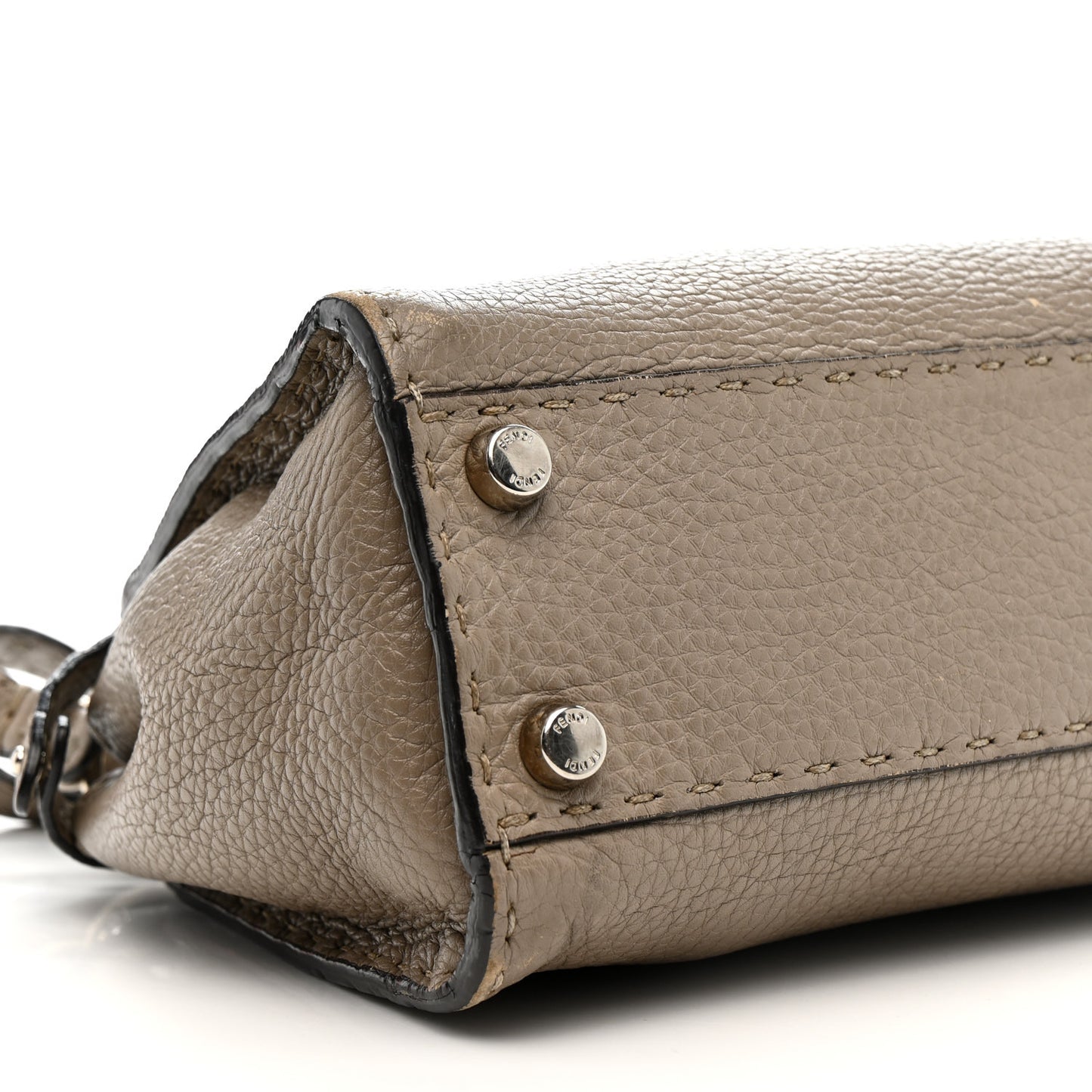 Cuoio Romano Snakeskin Selleria Mini Peekaboo Iconic Satchel Roccia Corda