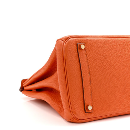 Hermes Togo Birkin 35 Orange 9 of 14